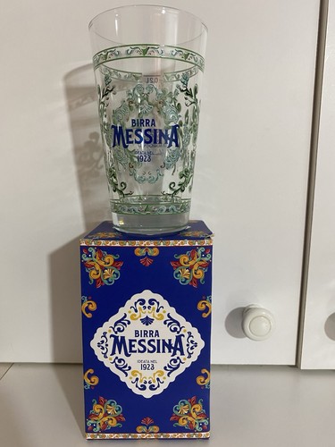 Bicchiere birra messina - bicchiere,
