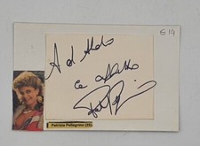 PATRIZIA PELLEGRINO  Autografo