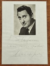 Alberto sordi autografo - alberto,