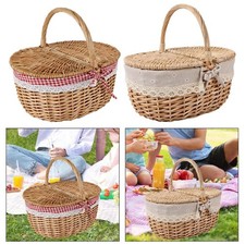 Cestino da picnic in vimini