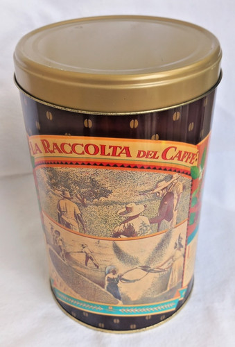 Scatola latta caffe vergnano - caffe,