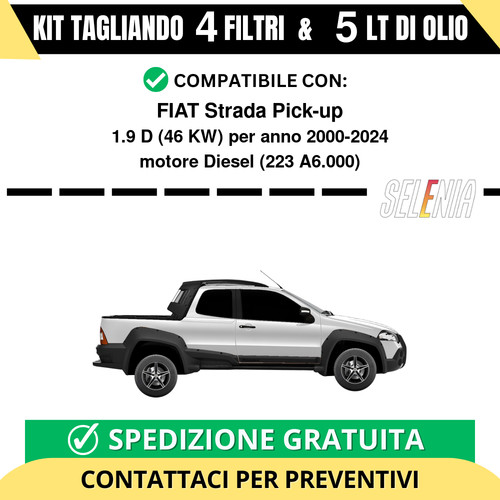 Tagliando per fiat strada - per,