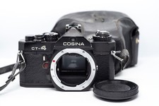 Reflex argentique COSINA CT-4 35mm MF SLR (PENTAX K) +BOUCHON/PILE/SANGLE/HOUSSE