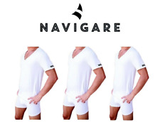 3 T SHIRT UOMO NAVIGARE SCOLLO A V PUNTA COTONE MEZZA MANICA 512 MAGLIA INTIMA