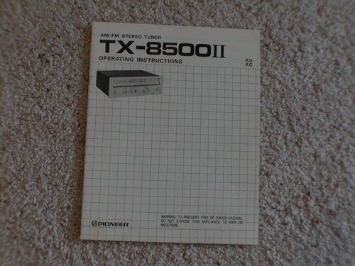 Manuale pioneer 8500ii - manuale,