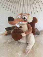 22 ⚜️ Peluche Doudou Animé Scrat L'Âge de Glace Interactive Gipsy Hauteur 25 Cm