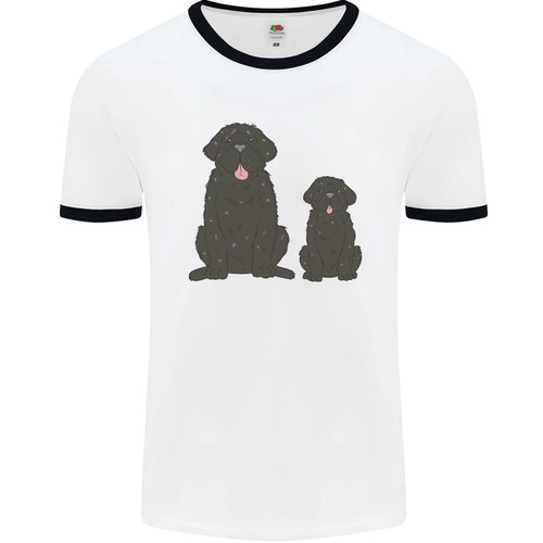 Cane terranova con cucciolo - con,