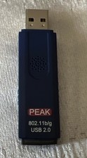 Peak II Wireless LAN USB Adapter Peak 802.11 b/g USB 2.0. Senza Cd e Guida Inst.