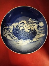 Piatto porcellana danese Copenhagen Bing & Grondahl Jubilee 1895-1985