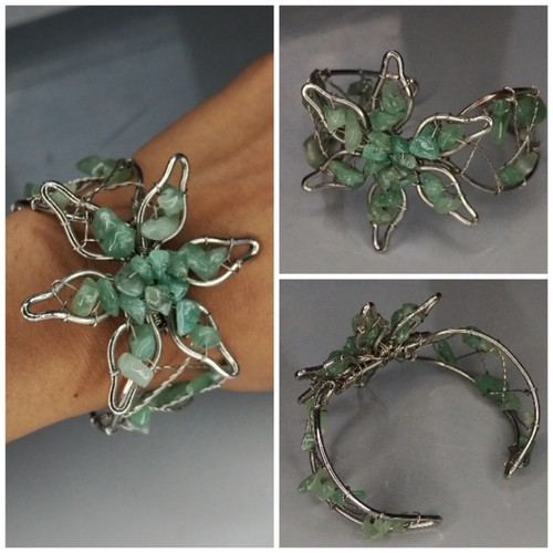Bracciale aperto fiore - , grande