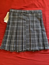 Gonna a pieghe fantasia scozzese