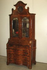 Comò a ribalta con alzata in