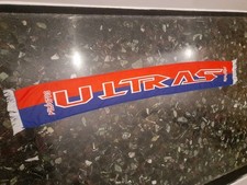 SCIARPA SCARF VINTAGE ULTRAS BOLOGNA. IN RASO