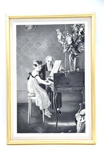 Antica arazzo con cornice - con,