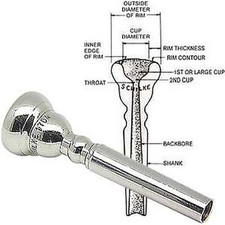 Tromba Schilke 17D4 argentata