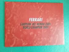 FERRARI CAMPIONE DEL MONDO 2004 EDIZIONE BOLAFFI BUSTA CON ANNULLO 12.11.04- 272