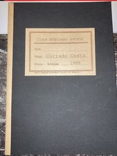 Corrado Costa - Gianfranco Baruchello, Cosa Abbiamo Avuto, 1989