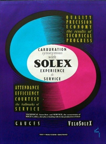 Raro solex 9x12 orig - solex,