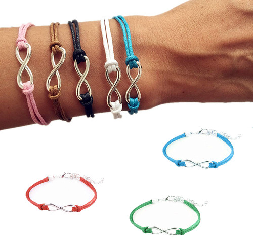 Bracciale con infinito argento - bracciale,