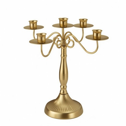 Candelabro bracci dorato - candelabro,