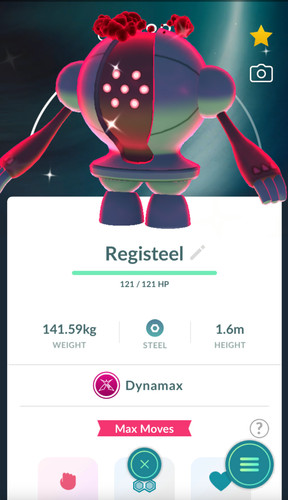 Shiny registeel dynamax - dynamax,