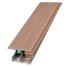 PROFILO PIATTO CON BASE PER LAMINATO E PARQUET 'UN rivestito rovere grigio- 2...