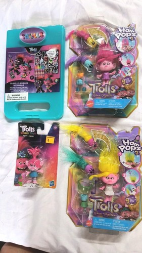 Lot mattel trolls toys - trolls,