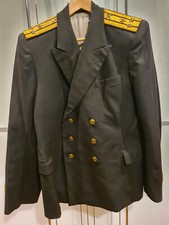 Giacca uniforme capitano di 1° classe di marina URSS anni '50 CCCP UDSSR Soviet