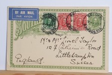 Cartolina 1935 Rhodesia per