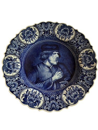Delft fayence piatto parete - fayence, da