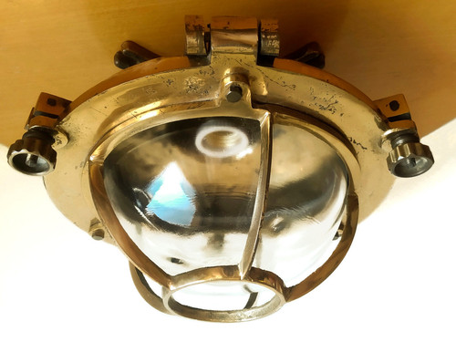 Lampada ottone brass lampe - in,