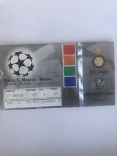 Biglietto Inter Milan(Italy)-Sturm Graz(Ostria) Champions League 1998/99