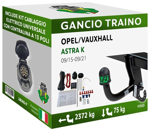 Gancio fisso opel astra - opel, 2