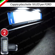 PLACCHETTE A LED LUCI TARGA 18 LED SPECIFICHE FORD KUGA MK1 6000K NO ERROR
