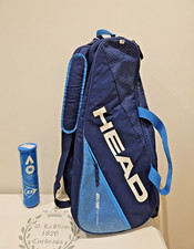 BORSONE TENNIS HEAD + Tubo Palline AO Dunlop NUOVO 