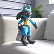 Pokemon Lucario 28 cm peluche peluche giocattolo morbido orsacchiotto - VENDITORE UK 🇬🇧 