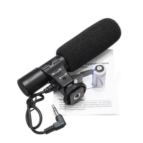 Microfono stereo jack dv - dc,