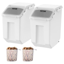 VEVOR Barattoli Mobili 2 x 15L