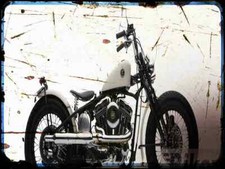 Insegna in metallo A4 moto