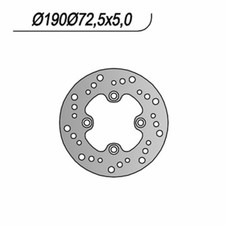 DISCO FRENO ANTERIORE NG 112