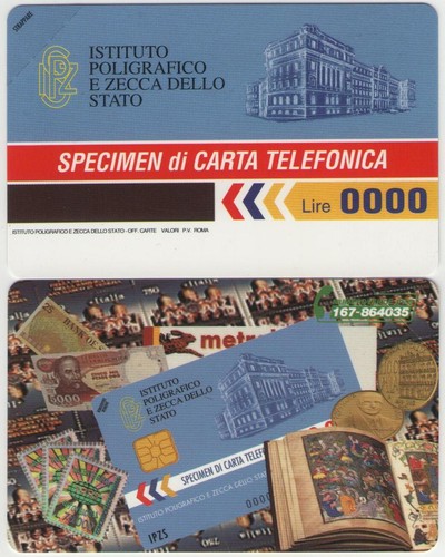 Specimen carta telefonica - specimen,