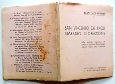 LIBRETTI RELIGIOSI CHIESA MANUALI MINIMI 3 SAN VINCENZO DE PAOLI GESU ANNI 20