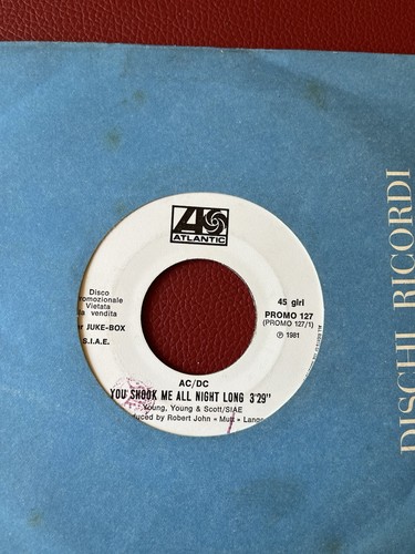 Disco promo juke box - ac/dc,