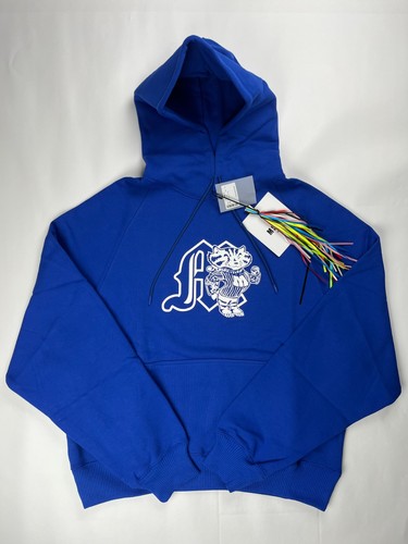 Felpa con cappuccio blu - cappuccio,