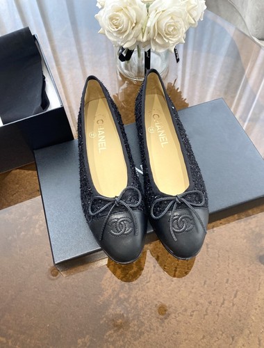 Ballerine chanel flats logo - ballerine, cc