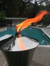 Torcia da giardino a cilindro