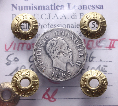 Veii centesimi argento - 50,