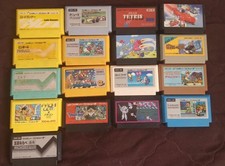 Lotto 17 Giochi Nintendo Famicom Cartuccia Set Retro Giappone JP