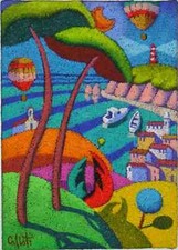 Stefano Calisti olio cm 25x35