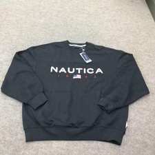 Felpa Nautica uomo grande blu